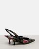 Dolce&Gabbana Dolce&Gabbana Lollo 60 floral leather slingback pumps - 3