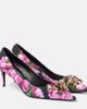 Dolce&Gabbana Dolce&Gabbana Lollo embellished floral pumps - 1