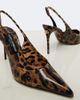 Dolce&Gabbana Dolce&Gabbana Lollo leopard-print leather slingback pumps - 4