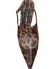 Dolce&Gabbana Dolce&Gabbana Lollo Leopard Print Pointed Toe Slingback Pump - 5
