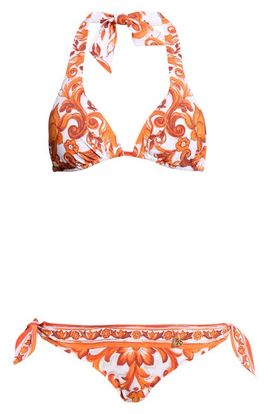 Dolce&Gabbana Dolce&Gabbana MAIOLICA TRIANGLE BIKINI SET I
