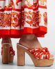 Dolce&Gabbana Dolce&Gabbana Majolica brocade platform sandals - 2