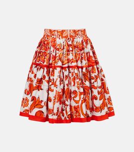 Dolce&Gabbana Dolce&Gabbana Majolica cotton poplin miniskirt
