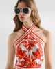 Dolce&Gabbana Dolce&Gabbana Majolica Print Cotton Poplin Halter Minidress - 3