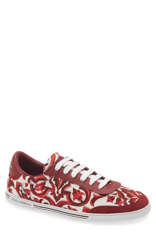 Dolce&Gabbana Dolce&Gabbana Majolica Print Low Top Sneaker