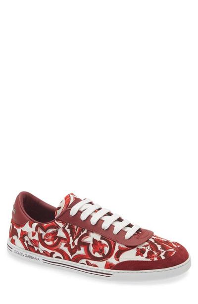 Dolce&Gabbana Dolce&Gabbana Majolica Print Low Top Sneaker