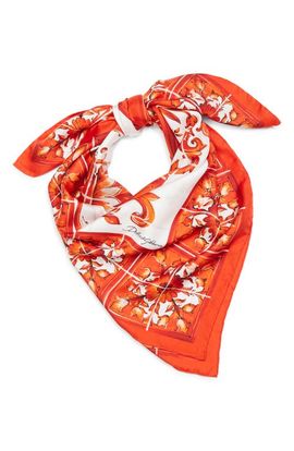Dolce&Gabbana Dolce&Gabbana Majolica Print Silk Square Scarf