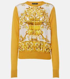 Dolce&Gabbana Dolce&Gabbana Majolica silk sweater