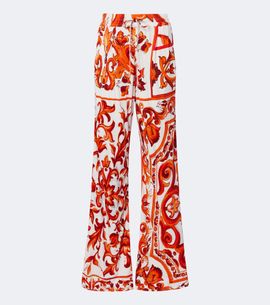 Dolce&Gabbana Dolce&Gabbana Majolica wide-leg pants