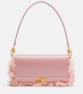 Dolce&Gabbana Dolce&Gabbana Marlene Small shearling shoulder bag