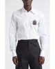 Dolce&Gabbana Dolce&Gabbana Martini Fit Formal Crest Patch Button-Up Shirt - 1