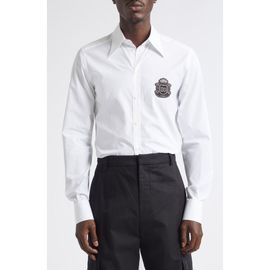Dolce&Gabbana Dolce&Gabbana Martini Fit Formal Crest Patch Button-Up Shirt