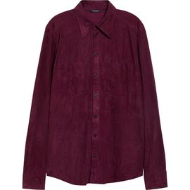 Dolce&Gabbana Dolce&Gabbana Martini Suede Button-Up Shirt