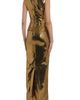Dolce&Gabbana Dolce&Gabbana Metallic Bustier Column Gown - 2