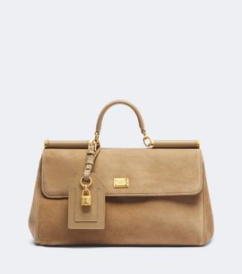 Dolce&Gabbana Dolce&Gabbana My Sicily Medium suede top-handle bag