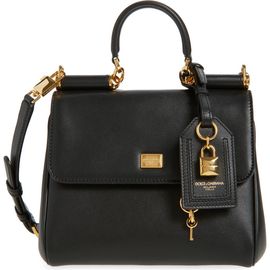 Dolce&Gabbana Dolce&Gabbana My Sicily Plongé Leather Top Handle Bag