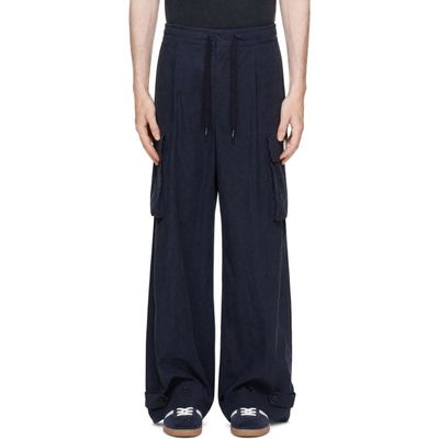 Dolce&Gabbana Dolce&Gabbana Navy Cotton Cargo Pants