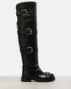 Dolce&Gabbana Dolce&Gabbana Over-the-knee leather biker boots - 4