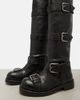 Dolce&Gabbana Dolce&Gabbana Over-the-knee leather biker boots - 5