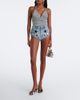 Dolce&Gabbana Dolce&Gabbana Patch-appliqué denim micro shorts - 6