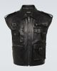 Dolce&Gabbana Dolce&Gabbana Pocket-detail sleeveless leather jacket - 1