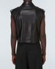 Dolce&Gabbana Dolce&Gabbana Pocket-detail sleeveless leather jacket - 4