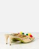 Dolce&Gabbana Dolce&Gabbana Pointy 60 embellished raffia mules - 2