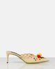 Dolce&Gabbana Dolce&Gabbana Pointy 60 embellished raffia mules - 4