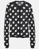 Dolce&Gabbana Dolce&Gabbana Polka-dot wool and silk cardigan - 1
