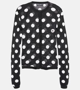 Dolce&Gabbana Dolce&Gabbana Polka-dot wool and silk cardigan