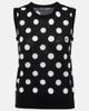 Dolce&Gabbana Dolce&Gabbana Polka-dot wool and silk tank top - 1