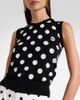 Dolce&Gabbana Dolce&Gabbana Polka-dot wool and silk tank top - 4