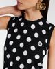Dolce&Gabbana Dolce&Gabbana Polka-dot wool and silk tank top - 5