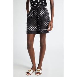 Dolce&Gabbana Dolce&Gabbana Polka Dot Silk Pajama Shorts