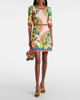 Dolce&Gabbana Dolce&Gabbana Printed cotton-blend minidress - 2