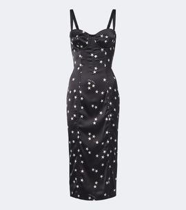 Dolce&Gabbana Dolce&Gabbana Printed satin bustier dress
