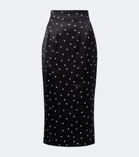 Dolce&Gabbana Dolce&Gabbana Printed satin pencil skirt