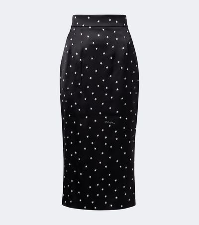 Dolce&Gabbana Dolce&Gabbana Printed satin pencil skirt