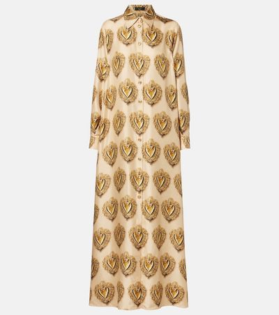 Dolce&Gabbana Dolce&Gabbana Printed silk shirt dress