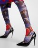 Dolce&Gabbana Dolce&Gabbana Printed tulle tights - 4