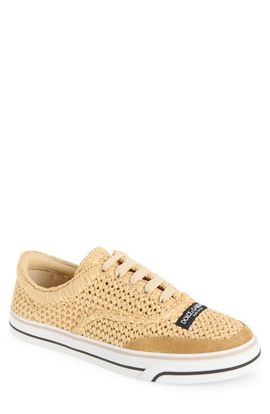 Dolce&Gabbana Dolce&Gabbana Raffia Lace-Up Sneaker
