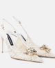 Dolce&Gabbana Dolce&Gabbana Rainbow lace slingback pumps - 1