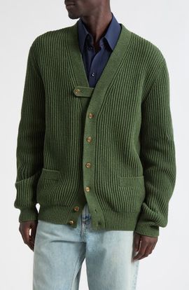 Dolce&Gabbana Dolce&Gabbana Ribbed Cotton Blend Cardigan