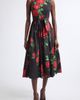 Dolce&Gabbana Dolce&Gabbana Rose Print Cotton Poplin Midi Dress - 1