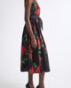 Dolce&Gabbana Dolce&Gabbana Rose Print Cotton Poplin Midi Dress - 3