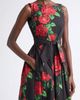 Dolce&Gabbana Dolce&Gabbana Rose Print Cotton Poplin Midi Dress - 4