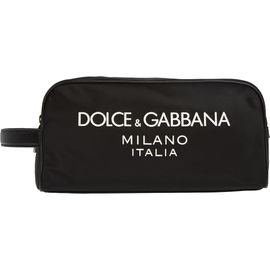 Dolce&Gabbana Dolce&Gabbana Rubberized Logo Nylon Blend Toiletry Bag