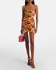 Dolce&Gabbana Dolce&Gabbana Ruched floral halterneck minidress - 2