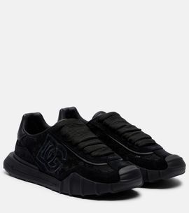 Dolce&Gabbana Dolce&Gabbana Runner leather-trimmed lace sneakers