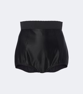 Dolce&Gabbana Dolce&Gabbana Scalloped satin micro shorts